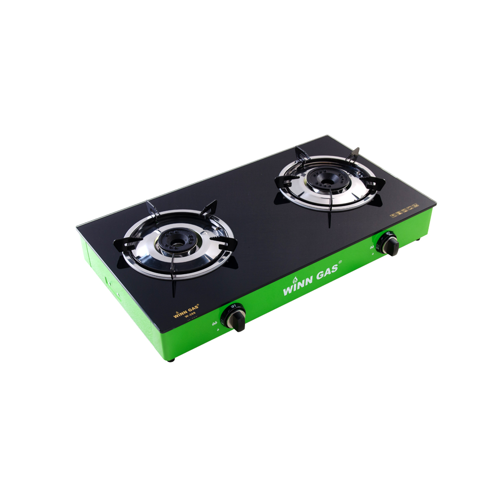 Glass Gas Stove W388 Green